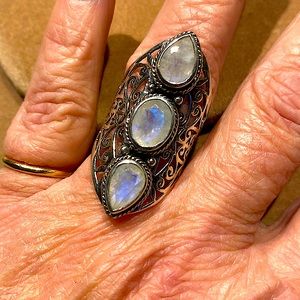 Stand Up Gorgeous Sterling Artisan Ring